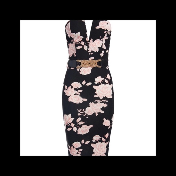 Gorgeous Floral Midi Dress - Picture 6 of 7